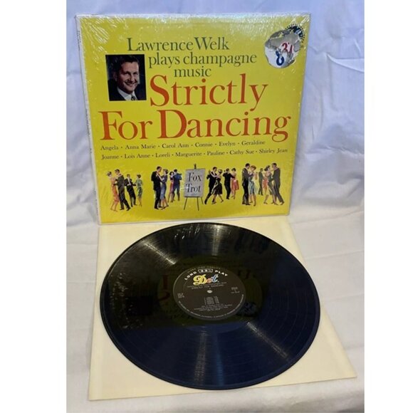 Lawrence Welk Strictly For Dancing (Vinyl, 1960) Dot Records DLP 3274 VG+ LP - Picture 2 of 8